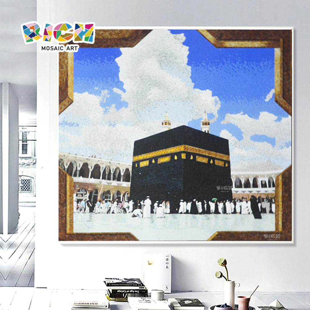 阿拉伯风格的马赛克墙艺术